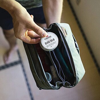 Wash Pouch Regular - Kişisel Bakım Çantası - Sage - 4