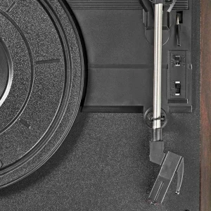 Wood Retro Turntable Hoparlör - 6