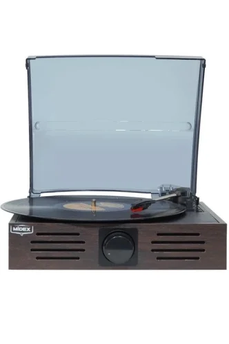 Wood Retro Turntable Hoparlör - 8