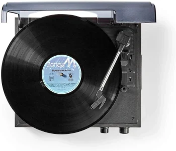 Wood Retro Turntable Hoparlör - 2