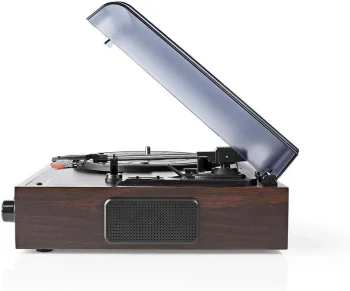 Wood Retro Turntable Hoparlör - 5