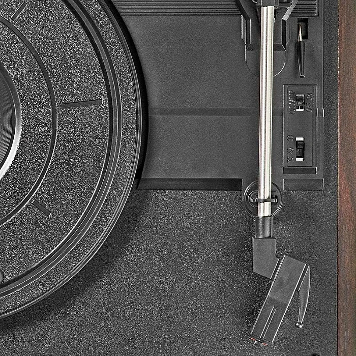 Wood Retro Turntable Hoparlör - 6