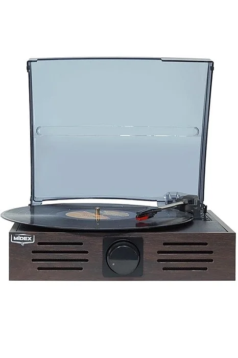 Wood Retro Turntable Hoparlör - 8